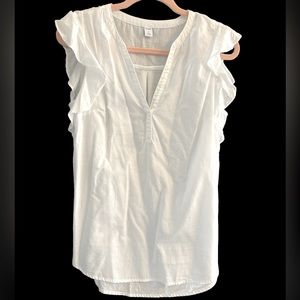 Old navy V-neck ruffle sleeve tank top